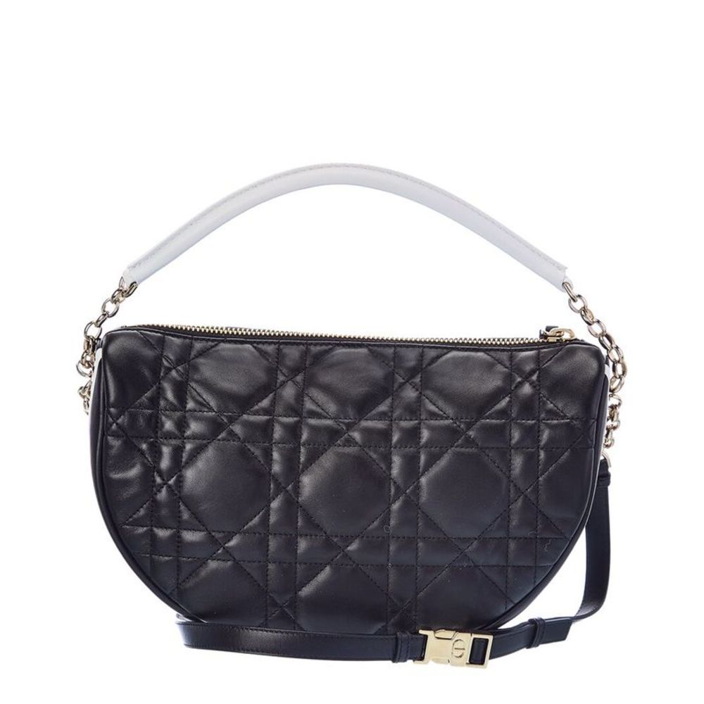 Dior Quilted Leather Shoulder Bag, Black - Picture 3 of 5